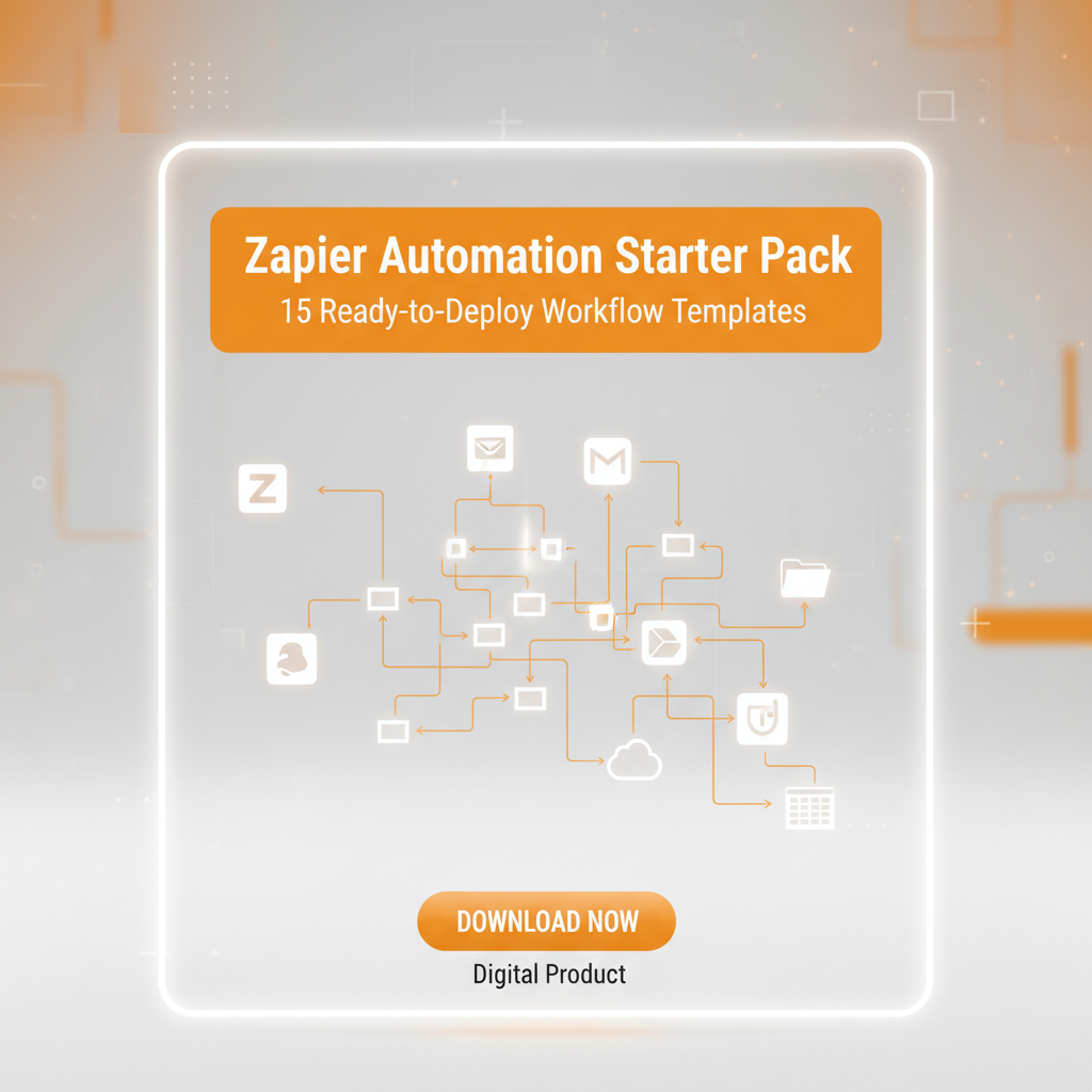 Zapier Automation Starter Pack — 15 Ready-to-Deploy Workflow Templates